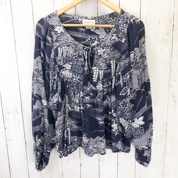 Denim & Supply Ralph Lauren Tops - Denim & Supply Floral Peasant Top